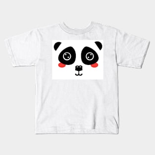 Panda Face Kids T-Shirt